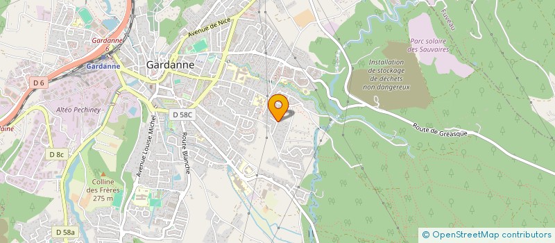localisation de l'entreprise SCF AFIVI à GARDANNE