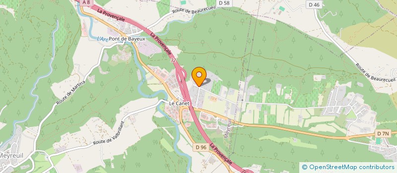 localisation de l'entreprise SCF AGIUS  MEYREUIL