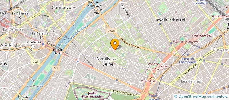 localisation de l'entreprise SCF ANTOINE MASSOUD à NEUILLY-SUR-SEINE