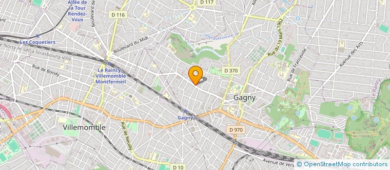 localisation de l'entreprise SCF BARBIZON FRANCE à GAGNY