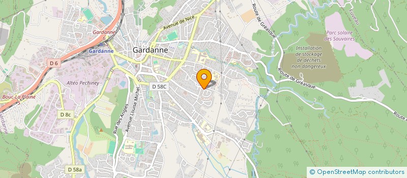 localisation de l'entreprise SCF BARRE à GARDANNE