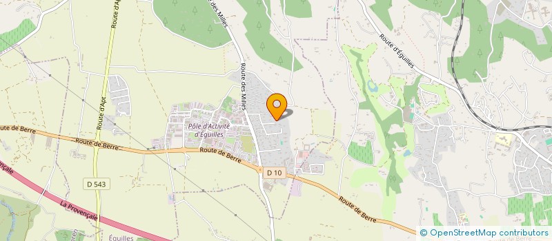 localisation de l'entreprise SCF BEYRIS  EGUILLES