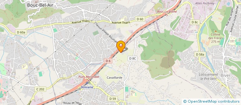 localisation de l'entreprise SCF BOETTO  SIMIANE-COLLONGUE