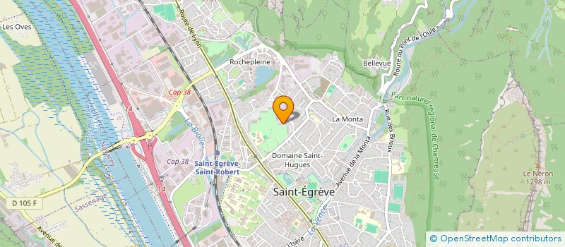 localisation de l'entreprise SCF BONNATERRE  SAINT-EGREVE