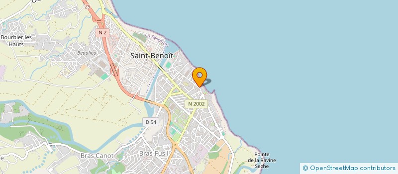 localisation de l'entreprise SCF BOUVET à SAINT-BENOIT