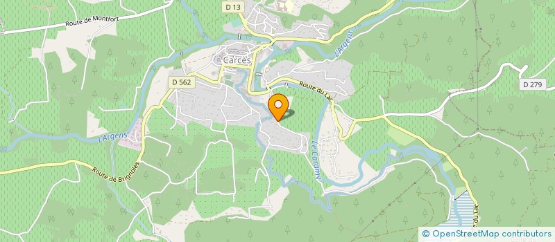 localisation de l'entreprise SCF BOUYSSOU  CARCES