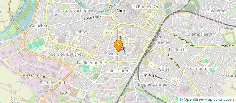 localisation de l'entreprise SCF CABINET MEDICAL DES DRS PAQUIN  NIORT