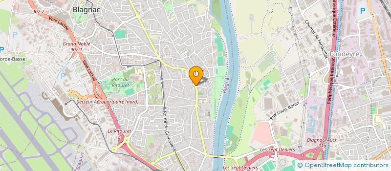 localisation de l'entreprise SCF CAMPANULES  BLAGNAC