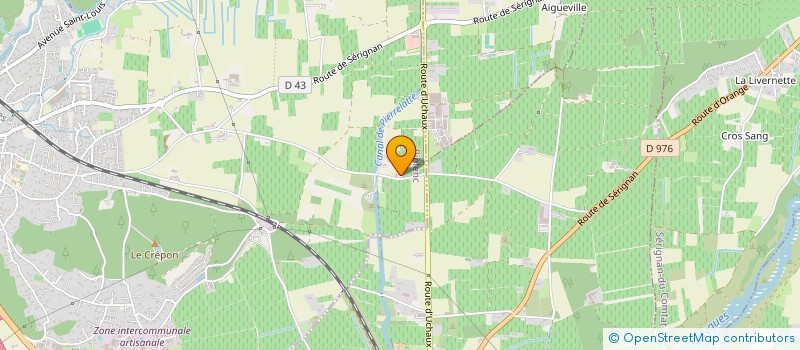 localisation de l'entreprise SCF CHABAUD  PIOLENC