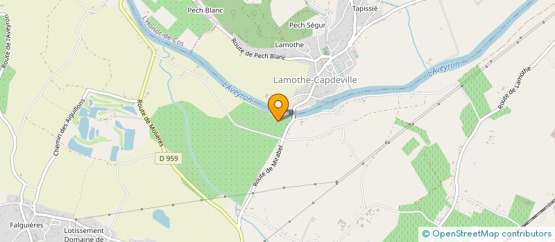 localisation de l'entreprise SCF CHARMILLE D'ESCUDIE  MONTAUBAN