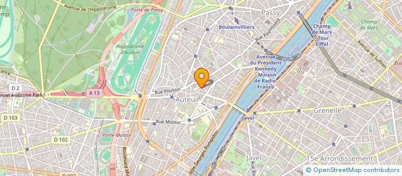 localisation de l'entreprise SCF CHAUMEL-POITOU  PARIS