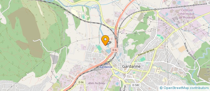 localisation de l'entreprise SCF CJLO à GARDANNE