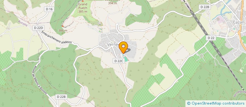 localisation de l'entreprise SCF CLAUDAYR  VERNEGUES