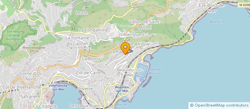 localisation de l'entreprise SCF COMPEGNU à BEAULIEU SUR MER