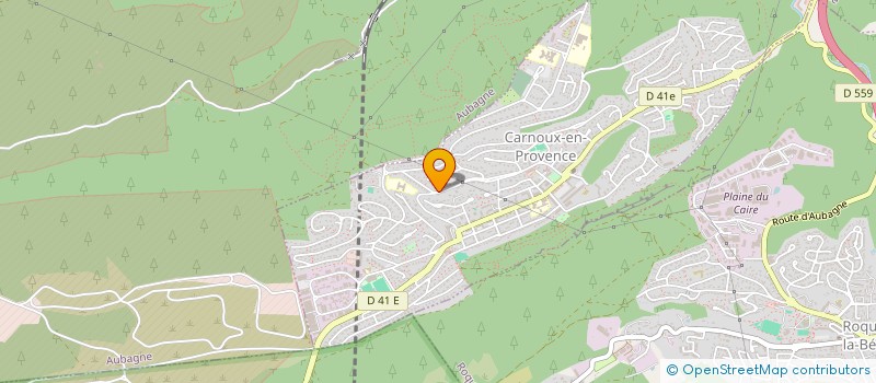 localisation de l'entreprise SCF DAMALI à CARNOUX-EN-PROVENCE