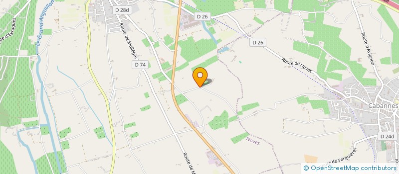 localisation de l'entreprise SCF DANS LE VERGER  NOVES