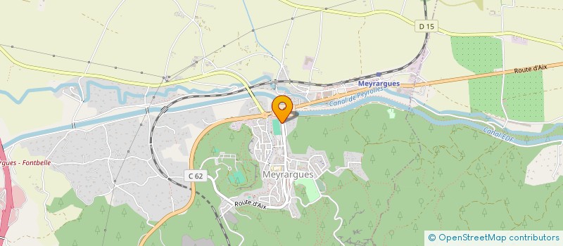 localisation de l'entreprise SCF DAVOLI-PRINCIPE  MEYRARGUES