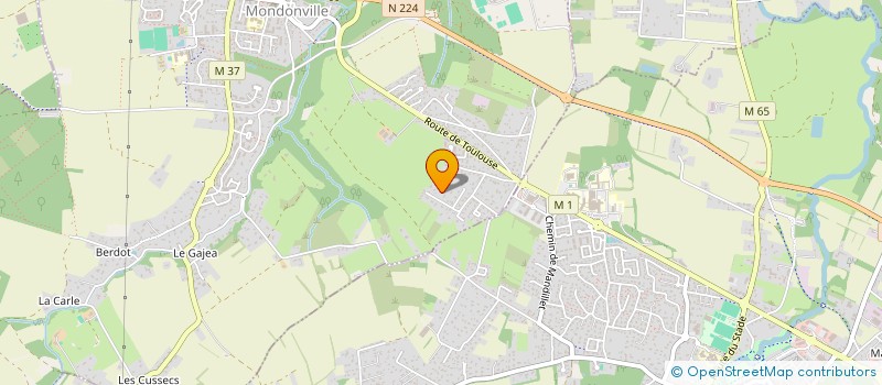 localisation de l'entreprise SCF DE ROSSET  AUSSONNE