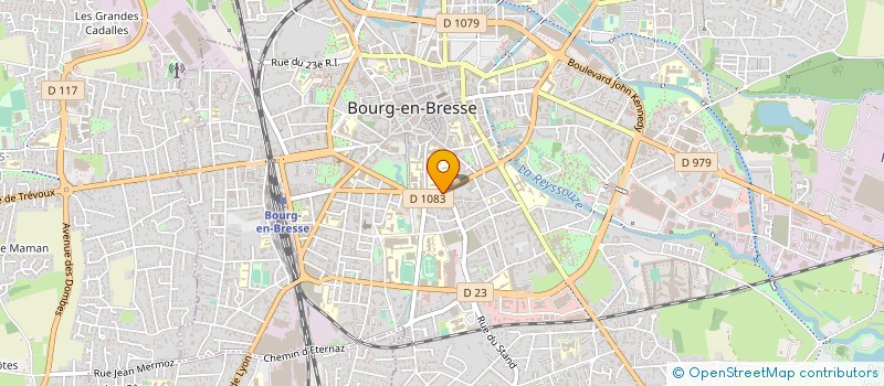 localisation de l'entreprise SCF DESCHER - GIRARD à BOURG-EN-BRESSE