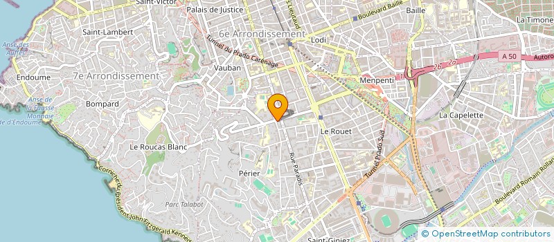 localisation de l'entreprise SCF DIVE DUFAUX à MARSEILLE