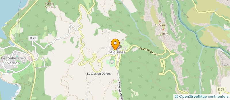 localisation de l'entreprise SCF FERRATO  AIGUINES