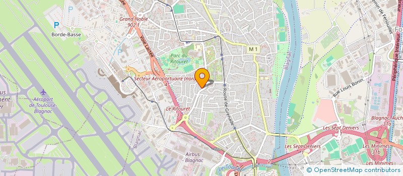 localisation de l'entreprise SCF GAFA 3148  BLAGNAC