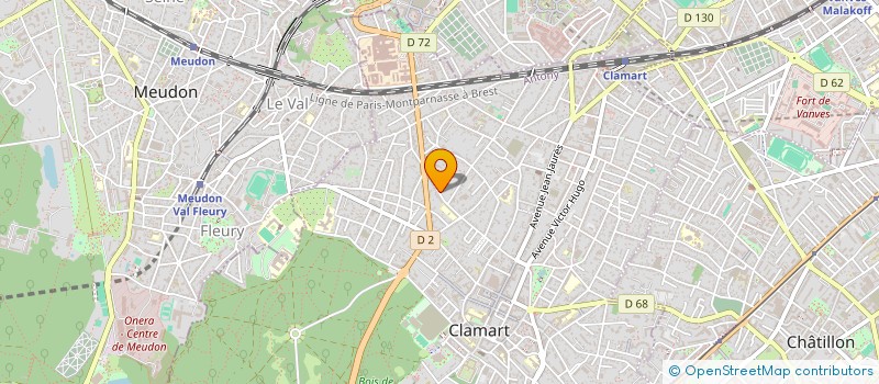localisation de l'entreprise SCF GAMALOPI à CLAMART