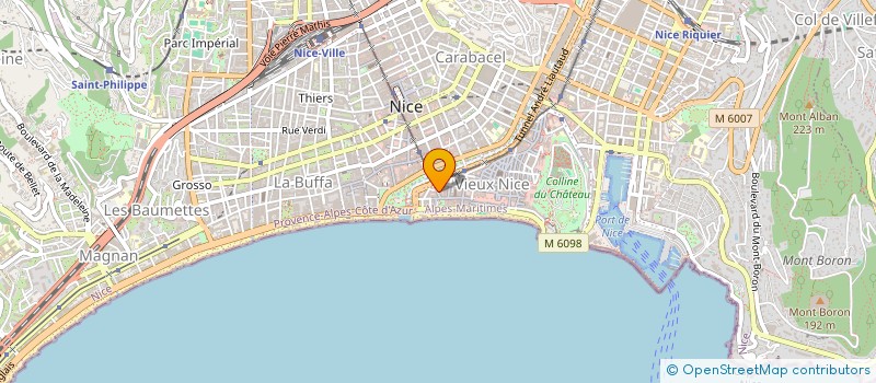 localisation de l'entreprise SCF GARGULA  NICE