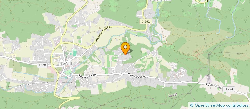 localisation de l'entreprise SCF GIANNITRAPANI JOUBERT  LE VAL