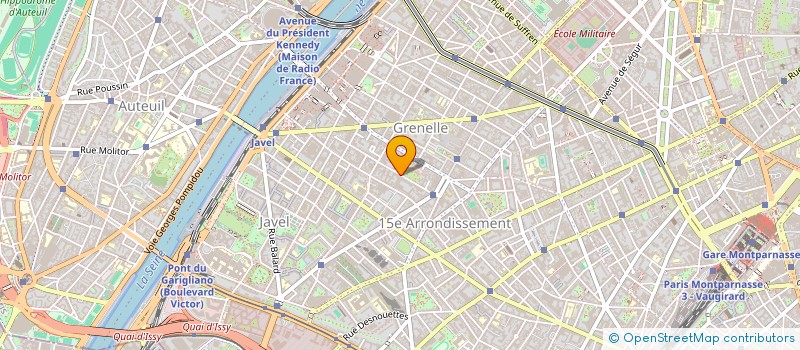 localisation de l'entreprise SCF GINTZBURGER  PARIS