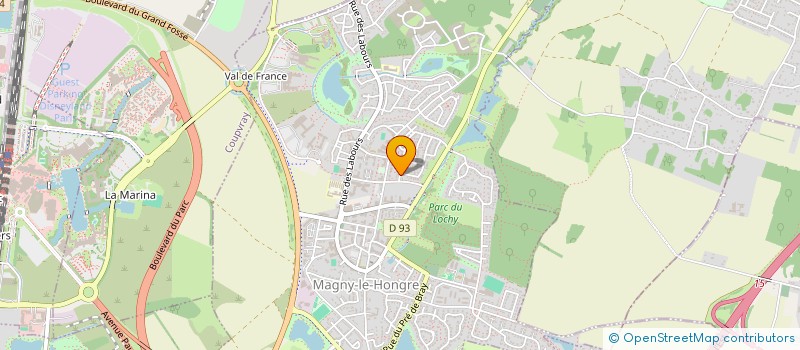 localisation de l'entreprise SCF GLEN IMMO  MAGNY-LE-HONGRE