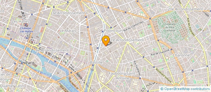 localisation de l'entreprise SCF GUERDA NOUREDDINE GUERDA YOUSSEF  PARIS