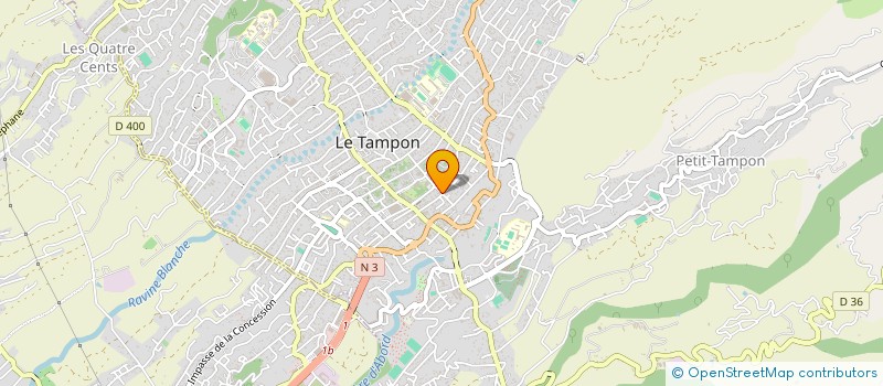 localisation de l'entreprise SCF GUILBERT SAUTRON - AJAGAMELLE à LE TAMPON