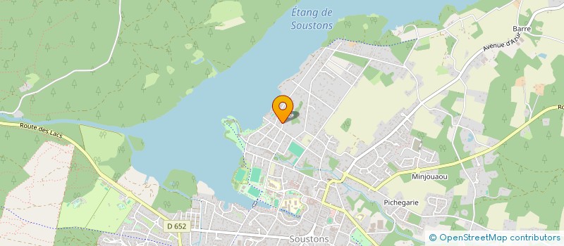 localisation de l'entreprise SCF GUILLAUMOT  SOUSTONS