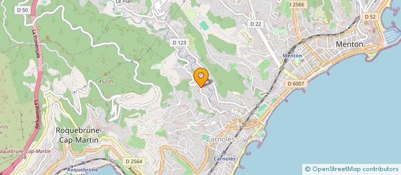 localisation de l'entreprise SCF GUIMAT ASSOCIES à ROQUEBRUNE-CAP-MARTIN