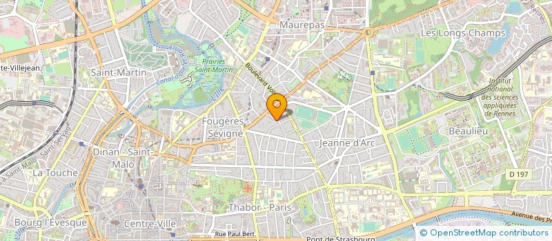 localisation de l'entreprise SCF HADJIMANOLIS RAYMOND à RENNES