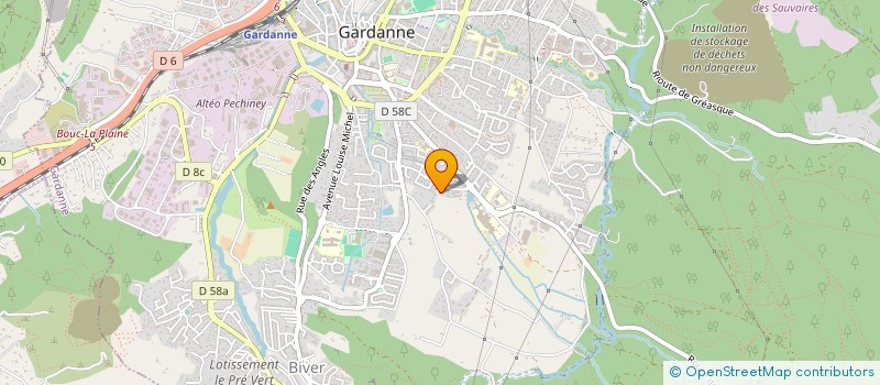 localisation de l'entreprise SCF IKL7 à GARDANNE