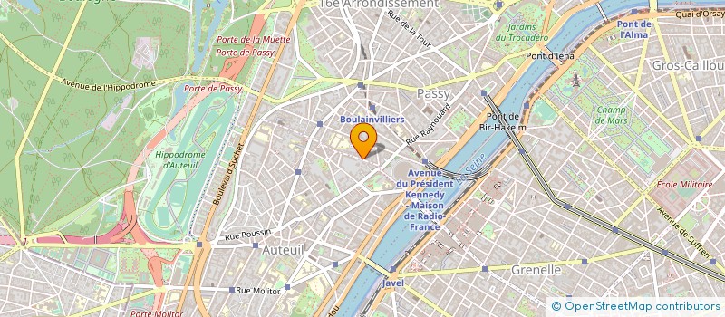 localisation de l'entreprise SCF INTERVAL  PARIS