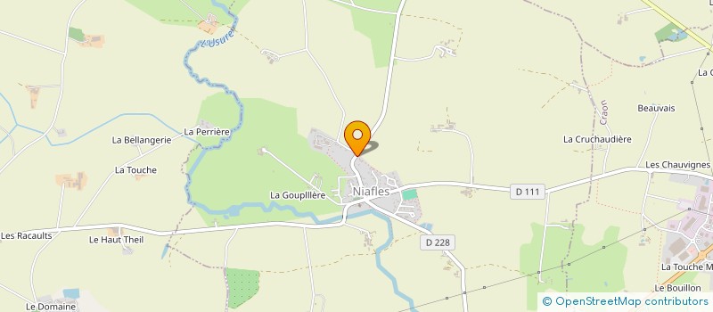 localisation de l'entreprise SCF ISABEY  NIAFLES