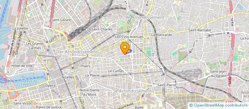localisation de l'entreprise SCF JOLI SUD à MARSEILLE