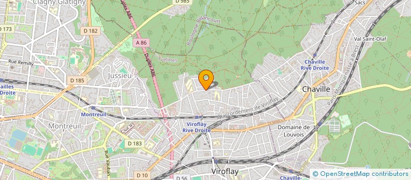 localisation de l'entreprise SCF L'OPPIDUM  VIROFLAY