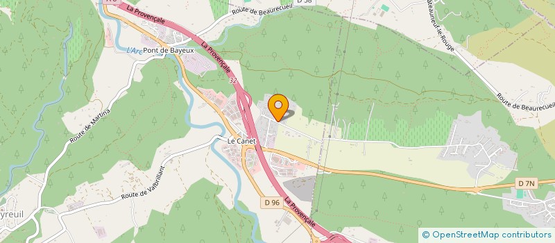 localisation de l'entreprise SCF LA POMPONETTE  MEYREUIL