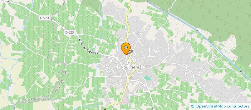 localisation de l'entreprise SCF LARRERE  POURRIERES