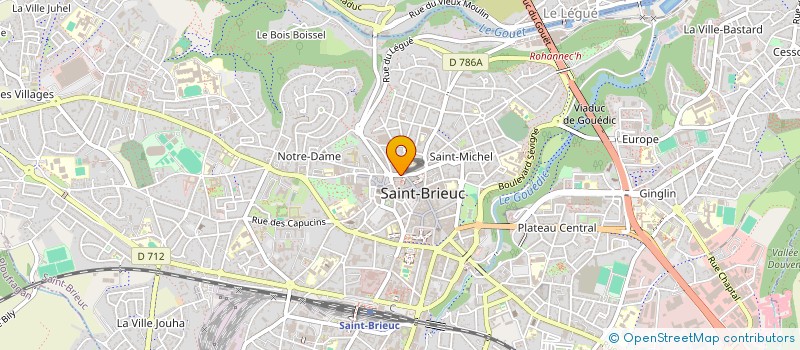 localisation de l'entreprise SCF LE GOFF KAMATE à SAINT-BRIEUC