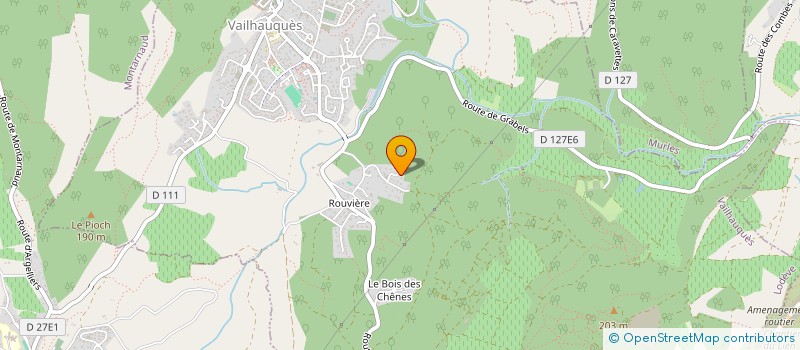 localisation de l'entreprise SCF LE MAS CALVI  VAILHAUQUES