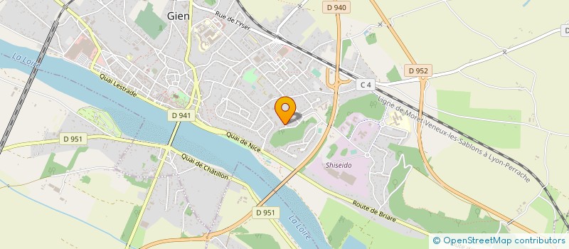localisation de l'entreprise SCF LE RIALTO à GIEN