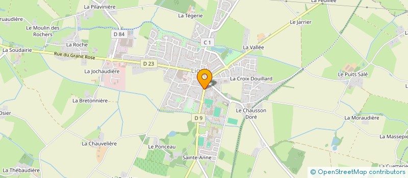 localisation de l'entreprise SCF LEDUC  LIGNE