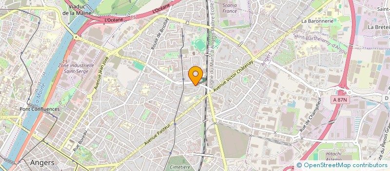 localisation de l'entreprise SCF LEJEUNE FABIENNE ET BERNARD à ANGERS