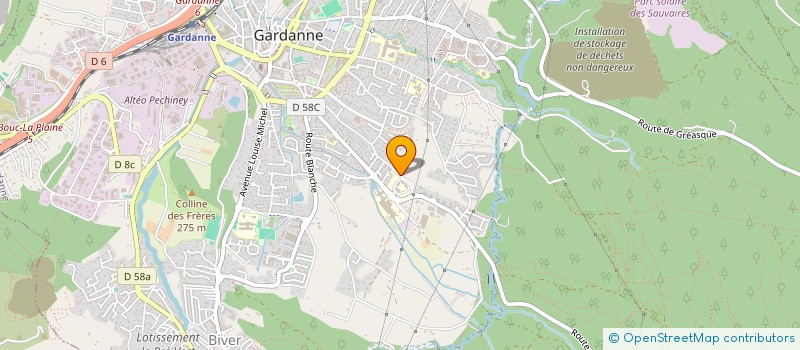 localisation de l'entreprise SCF LES JARDINS DE MARCEAU & D'ELISE à GARDANNE