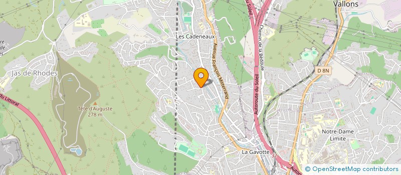localisation de l'entreprise SCF LES JARDINS DE MYCHA à LES PENNES-MIRABEAU